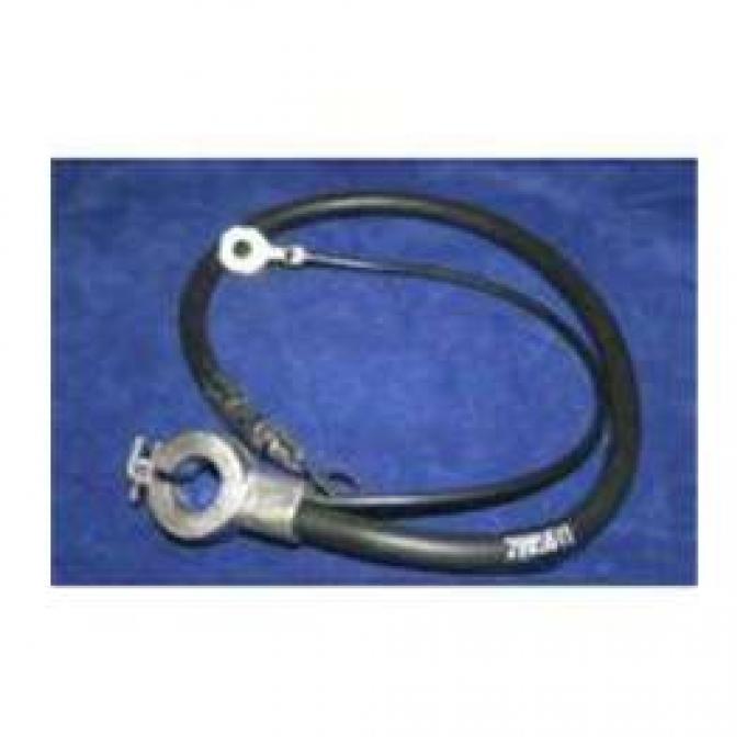Firebird Battery Cable, Negative, 6 Cylinder, With A/C, 1967-1968