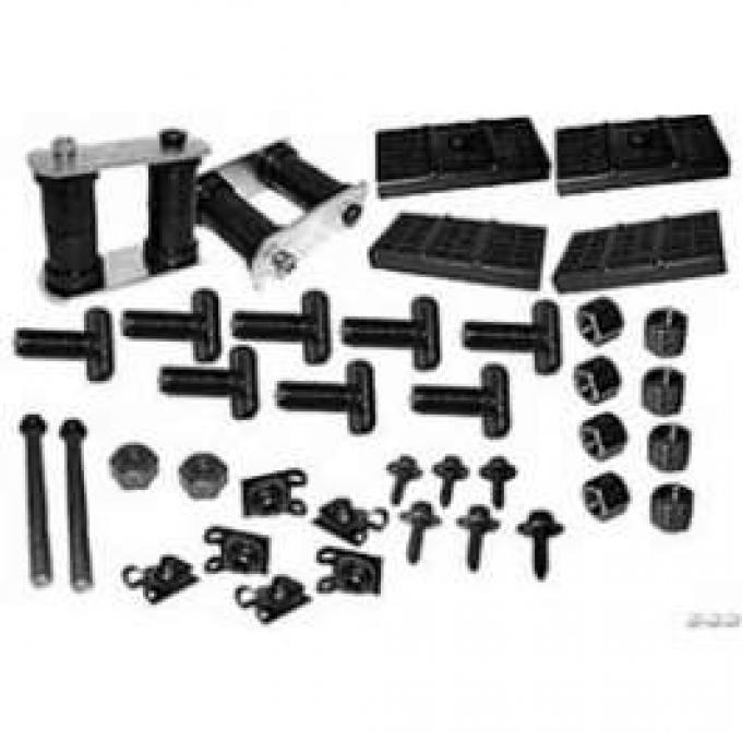 Firebird Mono Leaf Spring Mounting Kit, 1967-1969