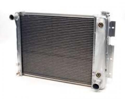 Firebird Radiator, Aluminum, 21, Griffin Pro Series, For Cars With Automatic Transmission, 1967-1969
