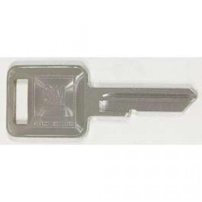Firebird Key Blank, Ignition And Door, Square Head, 1969
