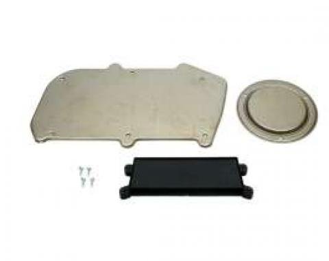 Firebird Firewall, Blower Motor & Heater Control Panel Cover Plate Set, Heater Delete, 1967-1968