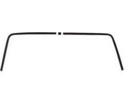 Firebird Headliner Trim Molding, Rear, 1967-1968