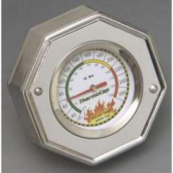Firebird Radiator Cap, With Temperature Indicator Gauge, 16Lb., 1967-2002