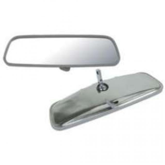 OER Polished Stainless Steel Rear View Mirror 1967-1968 Firebird & Camaro - OEM 916177