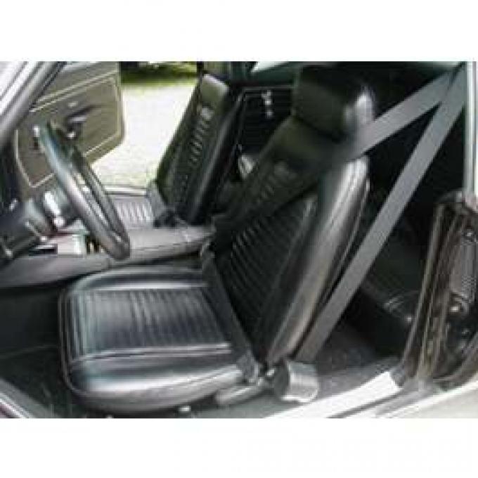 Firebird 3-Point Retractable Shoulder Harness/Seat Belt Kit, Morris Classic Concepts, 1967-1969