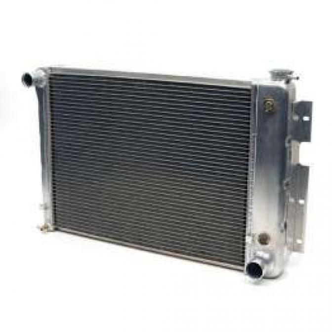 Firebird Radiator, Aluminum, 23, Griffin HP Series, For Cars With Automatic Transmission, 1967-1969
