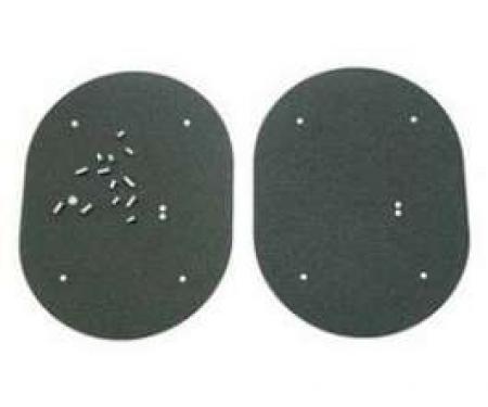 Firebird Kick Panel Door Seal Kit, With Rivets, For Cars Without Air Conditioning, 1967-1969