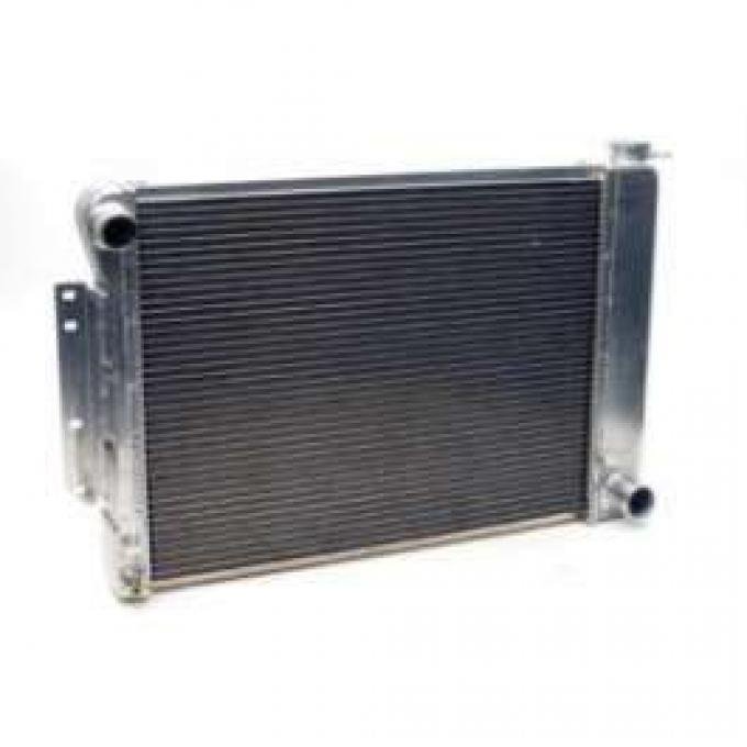 Firebird Radiator, Aluminum, 21, Griffin HP Series, For Cars With Manual Transmission, 1967-1969