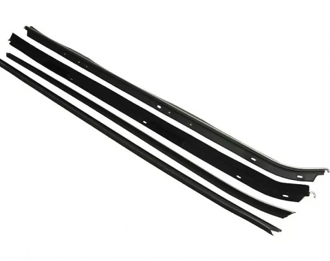 Camaro Window Felt Weatherstrip Kit, Inner And Outer, Z28 Or Berlinetta, 1979-1981