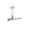 AMD Door Lock Knob, Chrome, 67-91 Chevy GMC CK Truck Blazer Jimmy Suburban; 70-90 GM Cars 536-4067-1CP