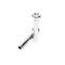 AMD Door Lock Knob, Chrome, 67-91 Chevy GMC CK Truck Blazer Jimmy Suburban; 70-90 GM Cars 536-4067-1CP