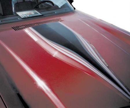 1980-81 Camaro Z28 Light Silver / Medium Silver / Dark Silver Hood Decal Set