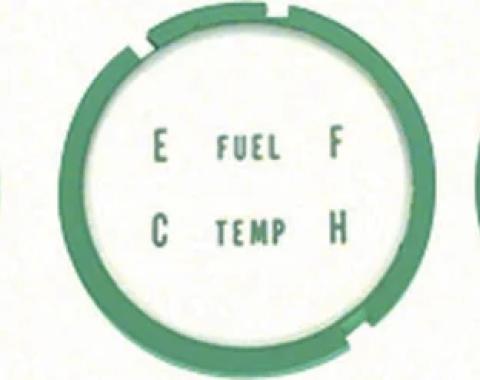 AMD Center Console Gauge Lenses, 3 Piece Set, 67 Camaro Firebird K-K133