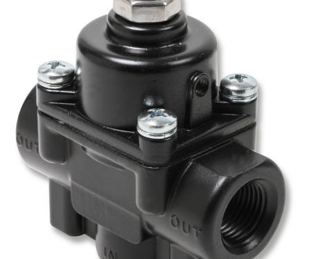 Earl's Adjustable Fuel Pressure Regulator, Carbureted, Black, 1-4 PSI 12850ERL