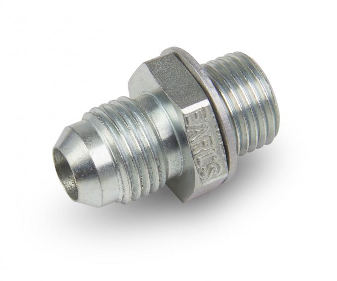 Earl's Straight Transmission Adapter -6 Male to 9/16-18 Threads, Short (Front) 961982ERL