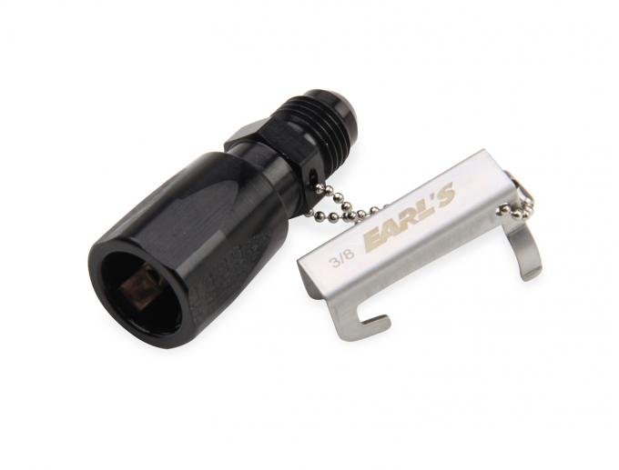 Earl's O.E. Fuel Line EFI Quick Connect -6 to 3/8", Black AT991966ERL