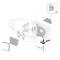 AMD Headlamp Motor, LH, 67 Camaro Rally Sport X143-3567-1L