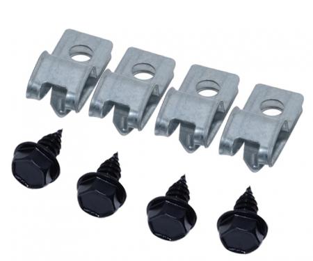 Camaro Fuel Line Clips, 3/8, With Return, 1982-1992