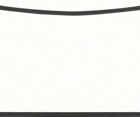 AMD Back Glass Molding Set, Black, 75-81 Camaro Firebird K-K138