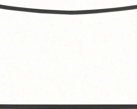 AMD Back Glass Molding Set, Black, 75-81 Camaro Firebird K-K138