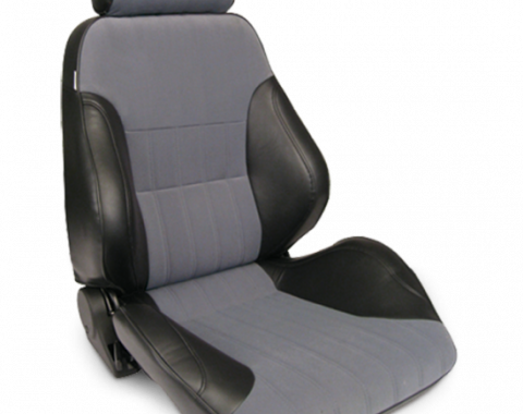 Procar Smoothback Rally Seat, with Headrest, Right, Velour