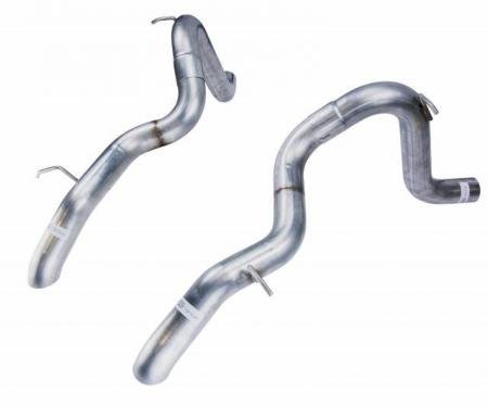 Pypes Exhaust Tail Pipe Kit Split Rear Dual Exit 3 in Tail Pipe Hardware Included Muffler And Tip Not Included Tail Pipes Only Exhaust TGF15K