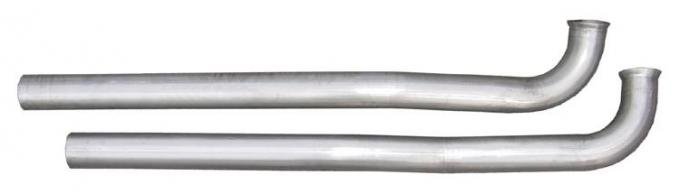 Pypes Exhaust Manifold Down Pipe 2.5 in w/HO Or Ram Air No Flanges Hardware Not Incl Natural 409 Stainless Steel Exhaust DGA20S