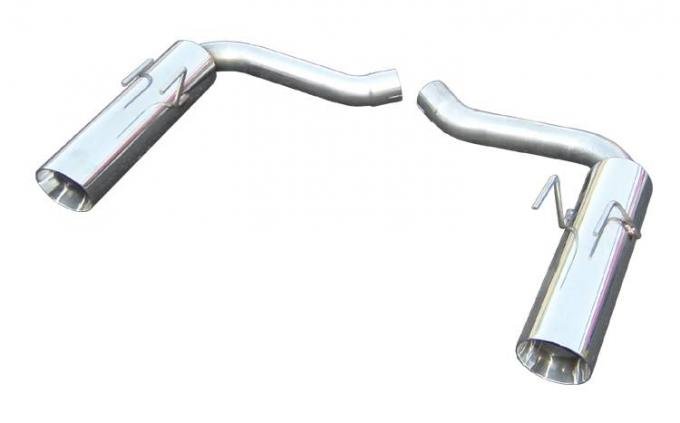 Pypes Pype Bomb Series Axle Back Exhaust System 10-14 Camaro V8 Split Rear Dual Exit Hardware/4.5 in Polished Tips Incl Polished 409 Stainless Steel Exhaust SGF53