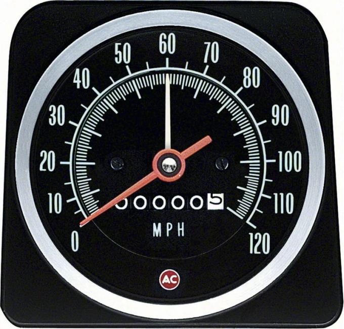 AMD Speedometer, 120 MPH with Speed Warning, 69 Camaro K-6482888