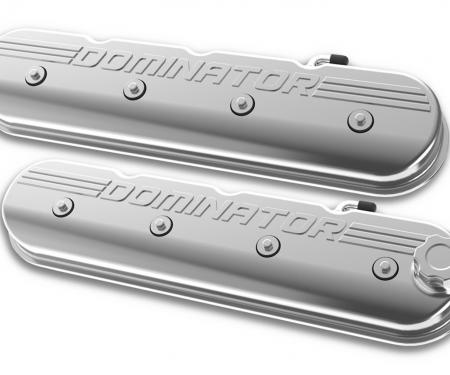 Holley Tall LS Dominator Valve Covers, Polished Finish 241-119