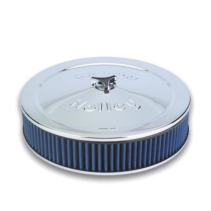 Holley Power Shot Chrome Air Cleaner Assembly Holley Power Shot Chrome Air Cleaner Assembly