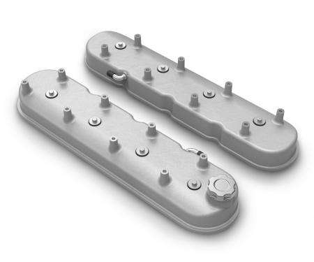 Holley Tall LS Valve Covers, Natural Cast 241-110