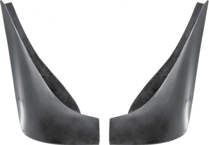 OER 1970-73 Chevrolet Camaro, Front Spoiler Side Extensions, Rally Sport, Aftermarket RH and LH, Pair, Except Standard Models C15245
