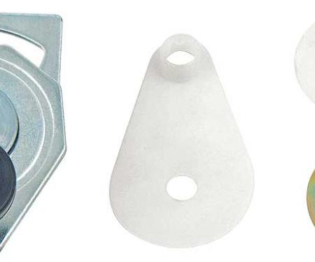 OER 1970-81 Camaro, Firebird, Door Glass Roller Set, RH or LH, Front of Door, Each 152735