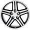 1985-87 Camaro IROC Z, Replica Aluminum Wheel, 18" x 8", Gloss Black, with Machined Face, Each
