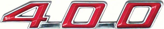 OER 1967-69 Firebird "400" Trunk Emblem 7728616
