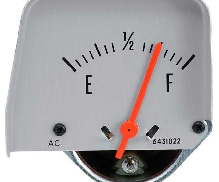 OER 1968-69 Camaro, Console Fuel Gauge, Silver Face, GM Licensed 6431423