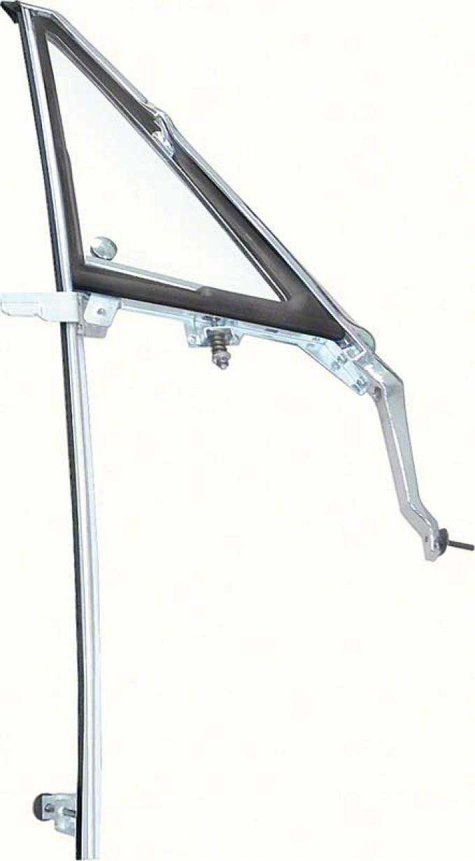 OER 1967 Vent Window Frame Assembly with Clear Glass RH F526C