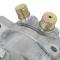 Sanden 508 Style A/C Compressor w/ 8-Rib Serpentine Clutch Pulley, Natural Finish, SD508/SD5H14