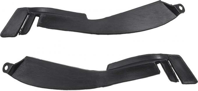 1970-81 Camaro, Firebird, Windshield Lower Corner Molding Connectors, RH and LH, Pair