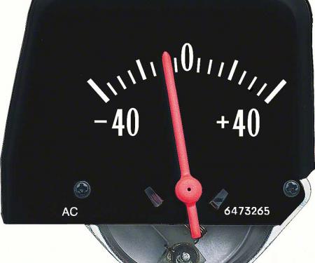 OER 1968-74 Nova, Console Amp Gauge, Black, GM Licensed 6473840