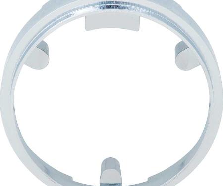 1967-68 Pontiac Bonneville, Catalina, GTO, Lemans, Firebird, Steering Wheel Collar, For Wood Steering Wheel, Chrome Plated Die Cast Metal