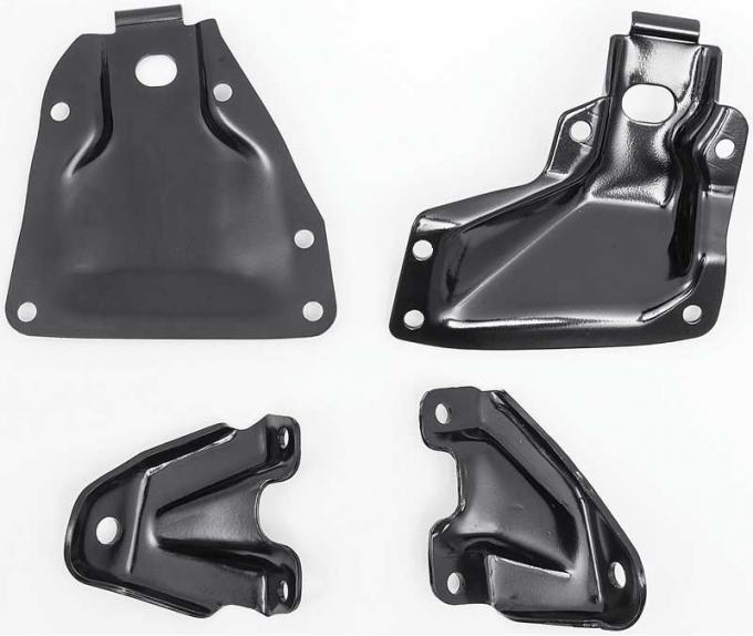 1967-69 Firebird, Engine Frame Mount Bracket Set, V8, 4 Piece Set