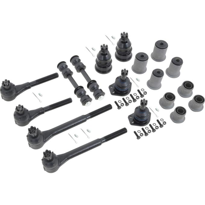 1968 Pontiac Firebird, Front End Suspension Rebuild Kit, with Inner & Outer Tie Rods