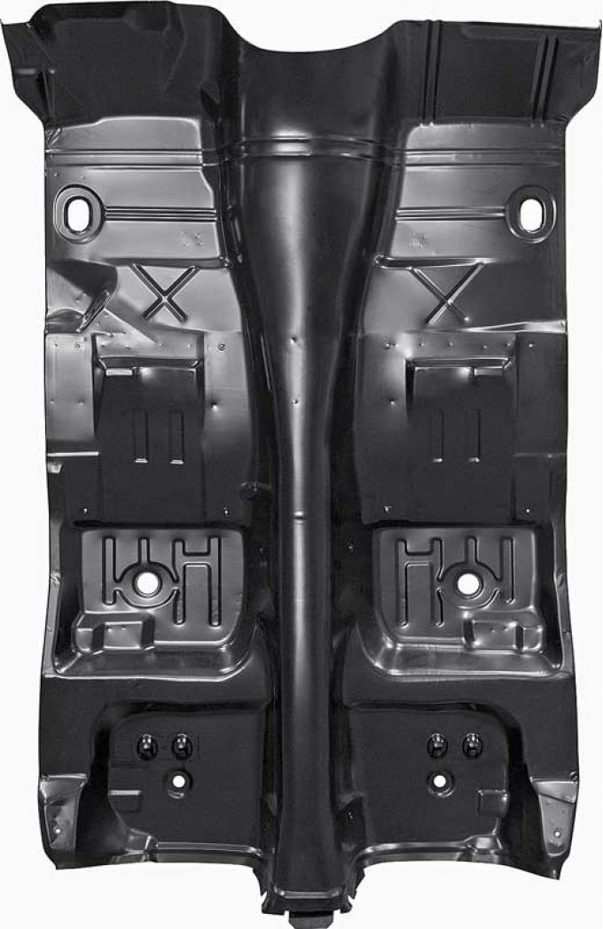 Redline Restomotive® Camaro/Firebird 70-74 Auto Trans Full Floor Pan (Incl. Toe Board Area, w/All Braces) LG-00-1437-A