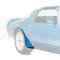 OER 1970-78 Pontiac Trans Am, Rear Side Spoiler Kit, with Mounting Studs, Welting Seal, Urethane Reproduction *F15225