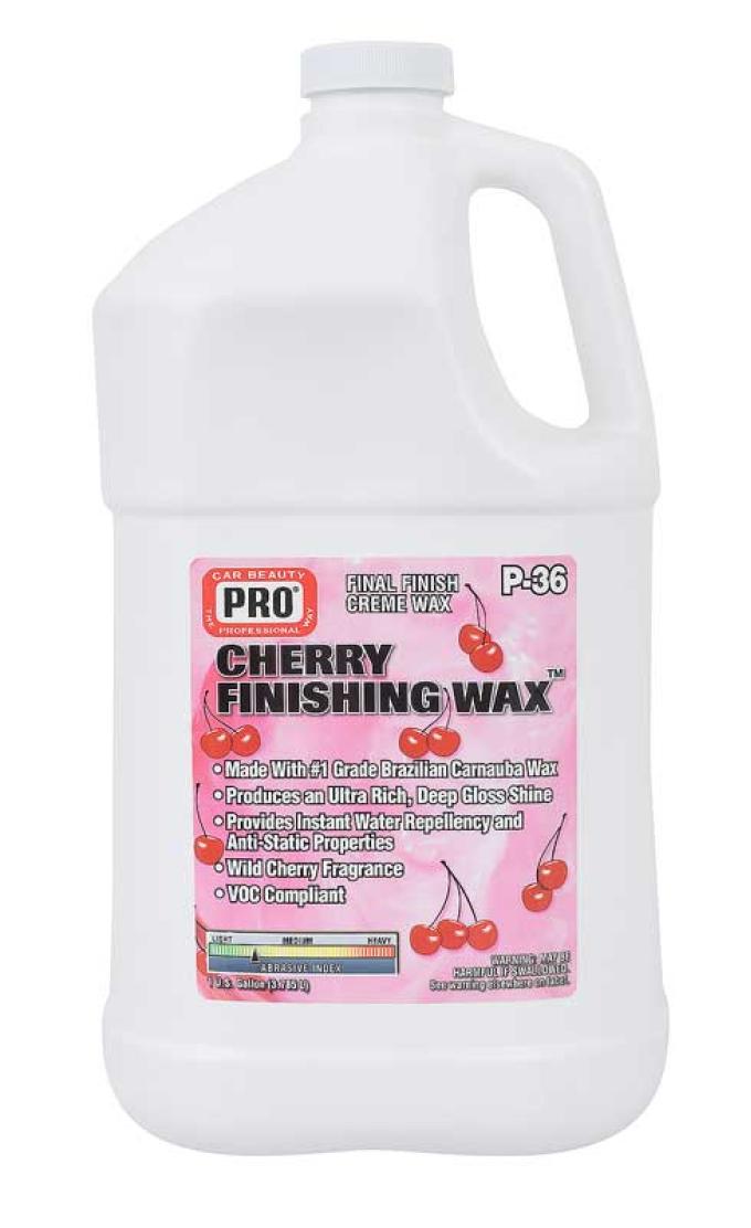 OER PRO Cherry Finishing Wax, Liquid Carnauba Creme, 1 Gallon K89625