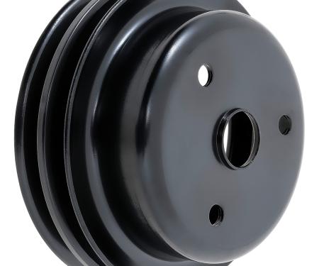 1969-74 Camaro Z28 Crankshaft Pulley, Small Block, Long Water Pump, Deep 2 Groove