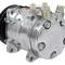 OER Sanden 507 Style A/C Compressor w/ 2-Groove V-Belt Clutch Pulley, Polished Finish, SD507/SD5H11 AC5104P