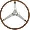 OER 1967 Pontiac Firebird, GTO, Lemans, Tempest, Deluxe Simulated Wood Steering Wheel F19672